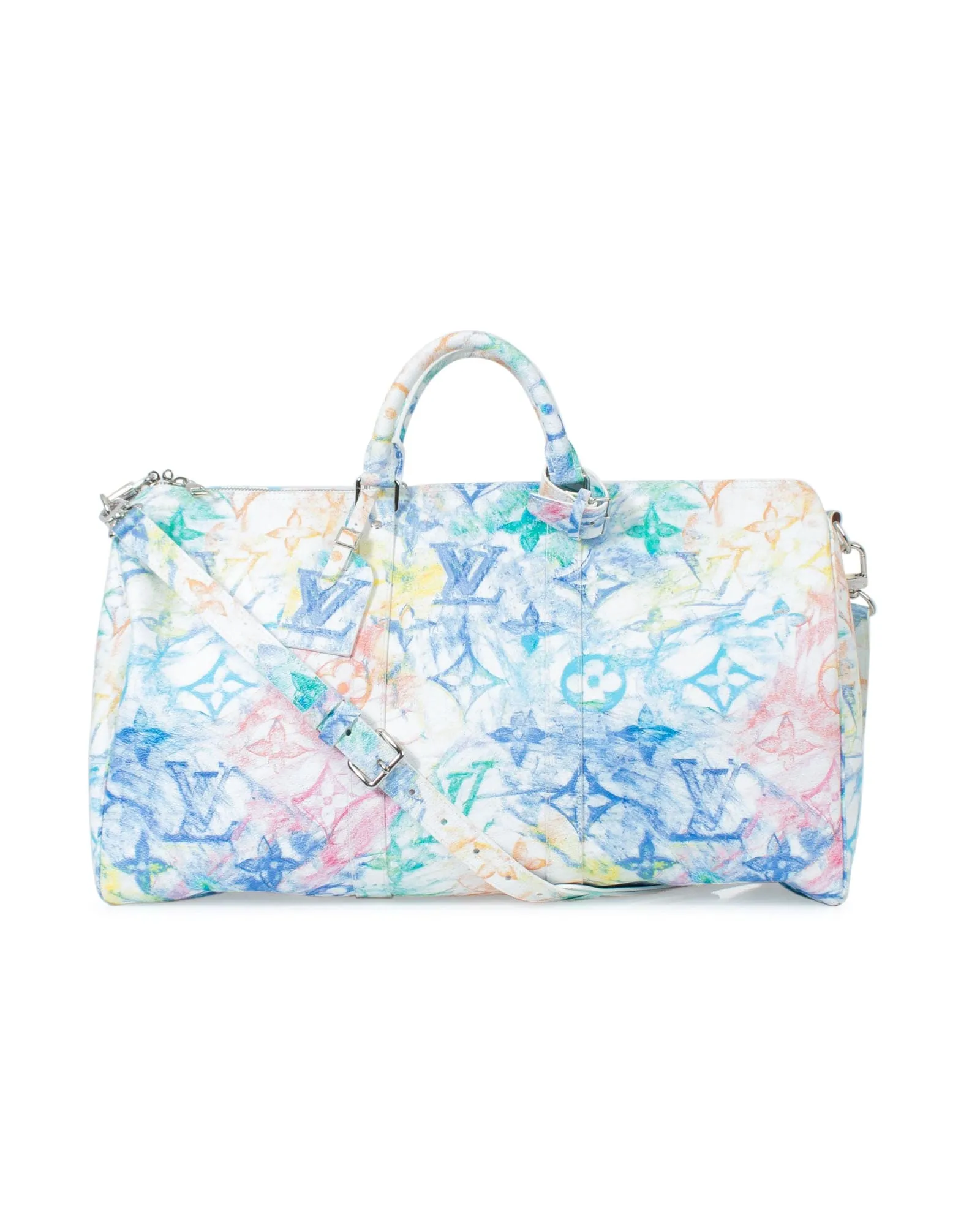 Pastel Watercolor Keepall 50 Weekender Bag